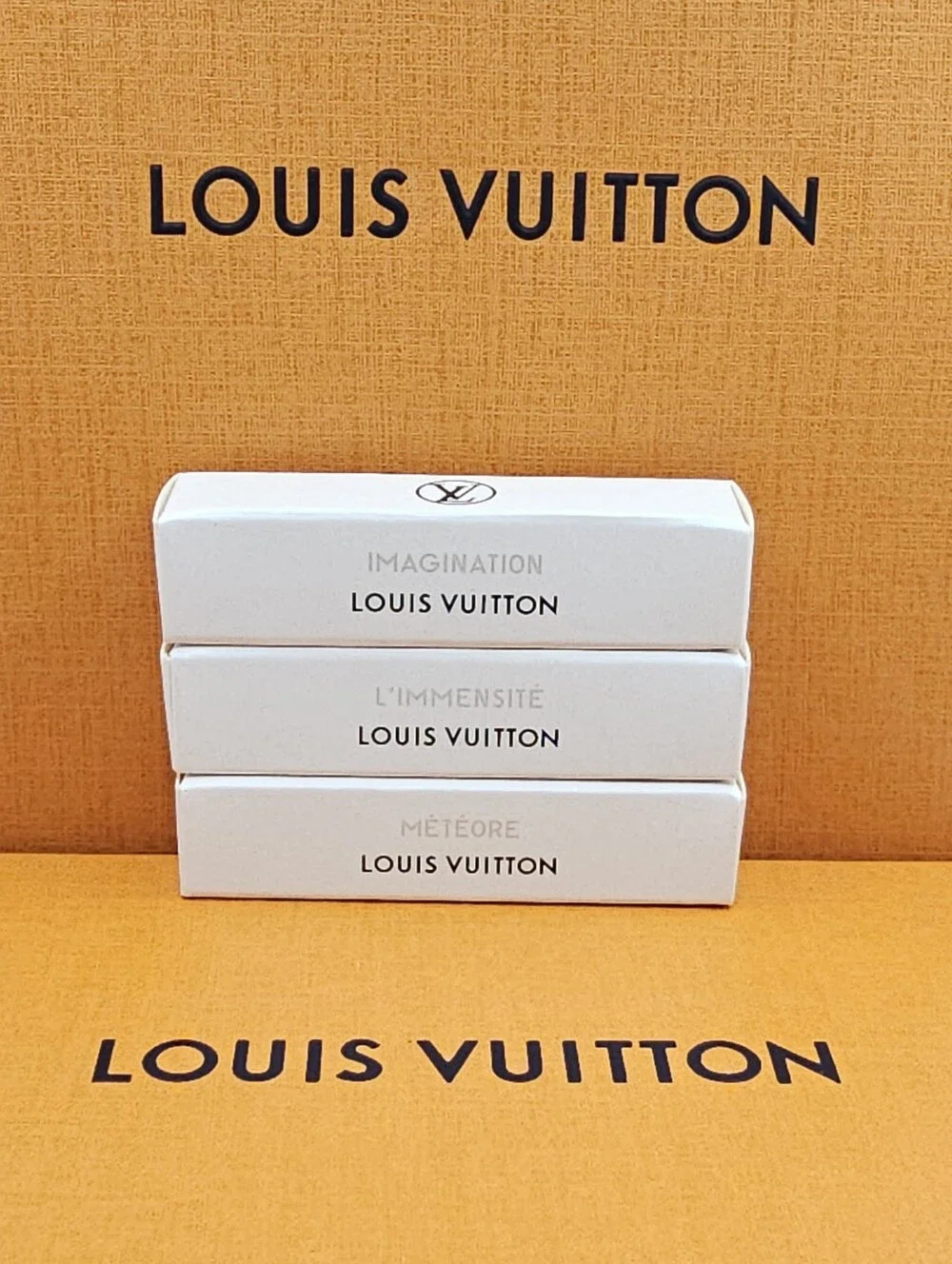 💫AUTHENTIC LOUIS VUITTON LIMITED METAL TAG CHARM ➕️ 💥3pc LV MEN FRAGRANCE